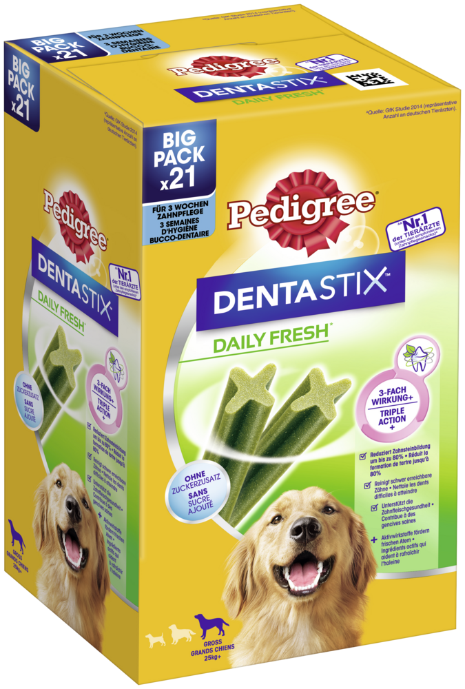 Pedigree DentaStix Fresh große Hunde 21St