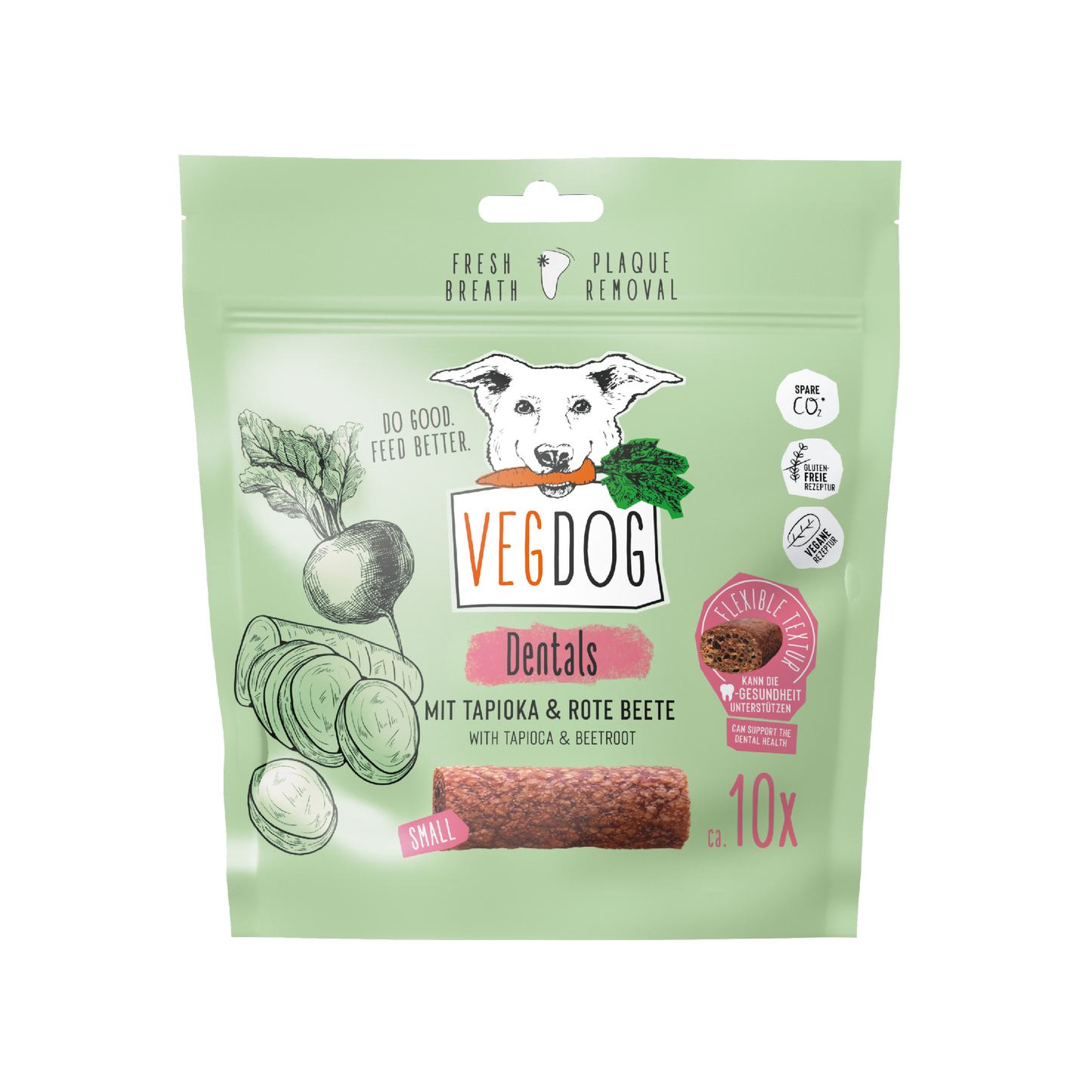 VegDog Dentals Tapioka+Rote Beete 7x120g