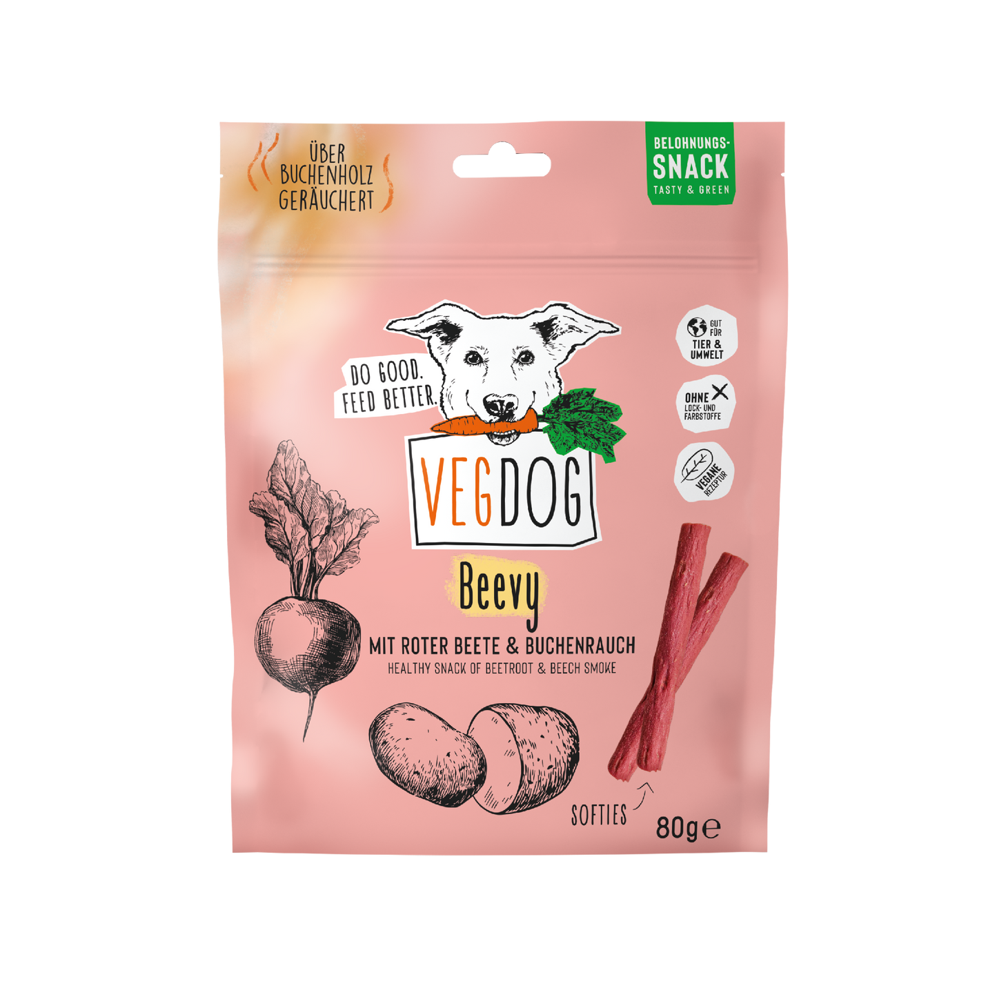 VegDog Beevys 9x80g