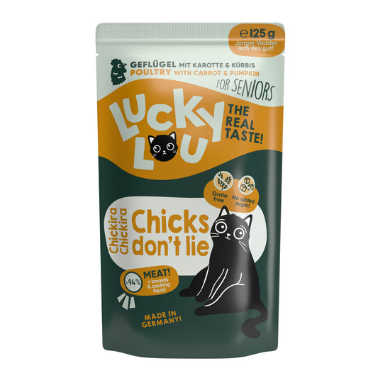 Lucky Lou Senior Geflügel 16x125g