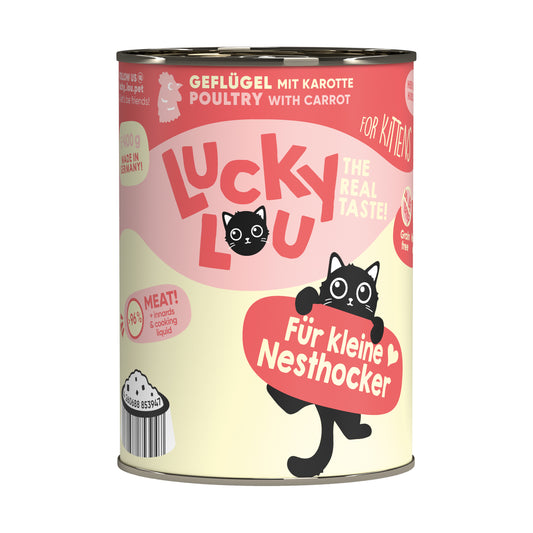 Lucky Lou Kitten Geflügel 6x400g