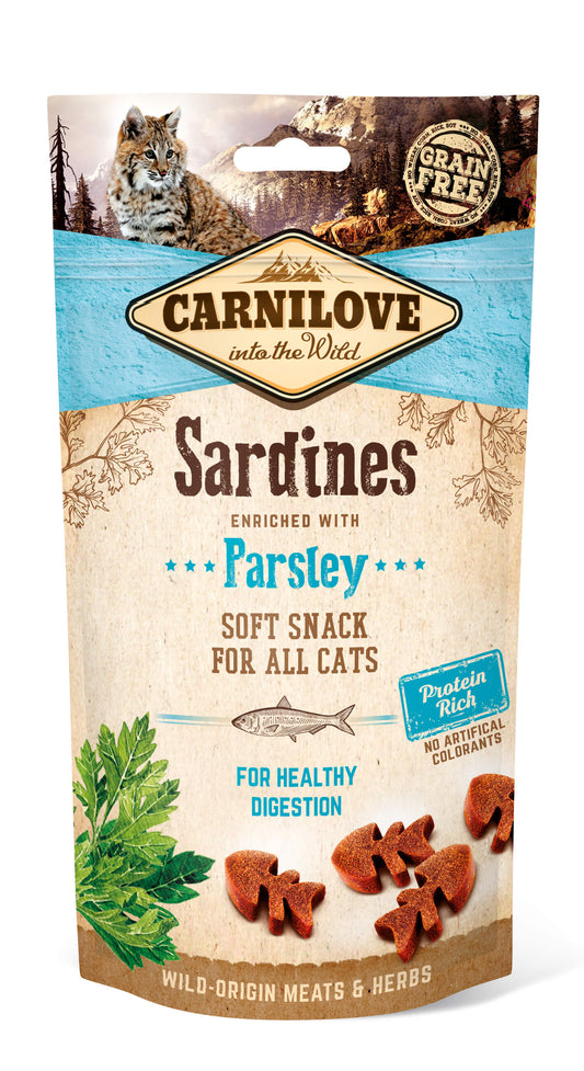 Carnilove Cat Soft Sardine+Parsley 12x50g