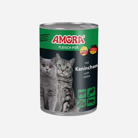 AMORA Cat Pur Kaninchen 6x400g