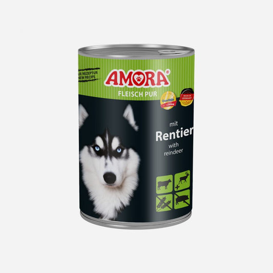 AMORA Dog Pur Rentier 6x400g