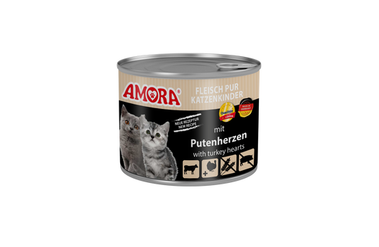 AMORA Cat Katzenkinder Putenherzen 6x200g