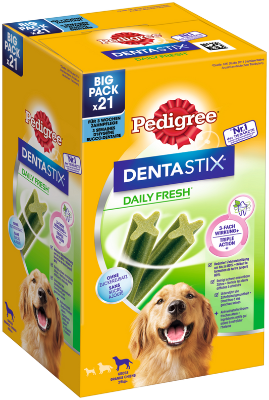 Pedigree DentaStix Fresh große Hunde 21St