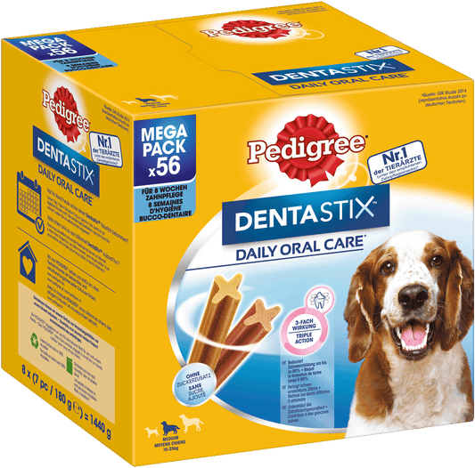 Pedigree Denta Stix mittelgroße Hunde 56St