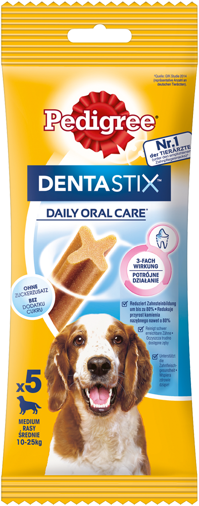 Pedigree DentaStix Care mittelgroße Hunde 7x180g 5St
