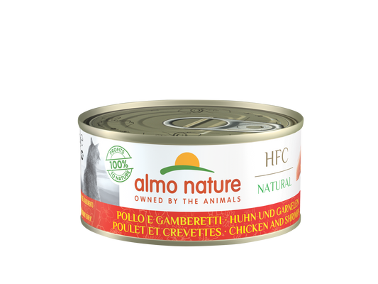 Almo Nature Cat Huhn+Garnelen 24x150g