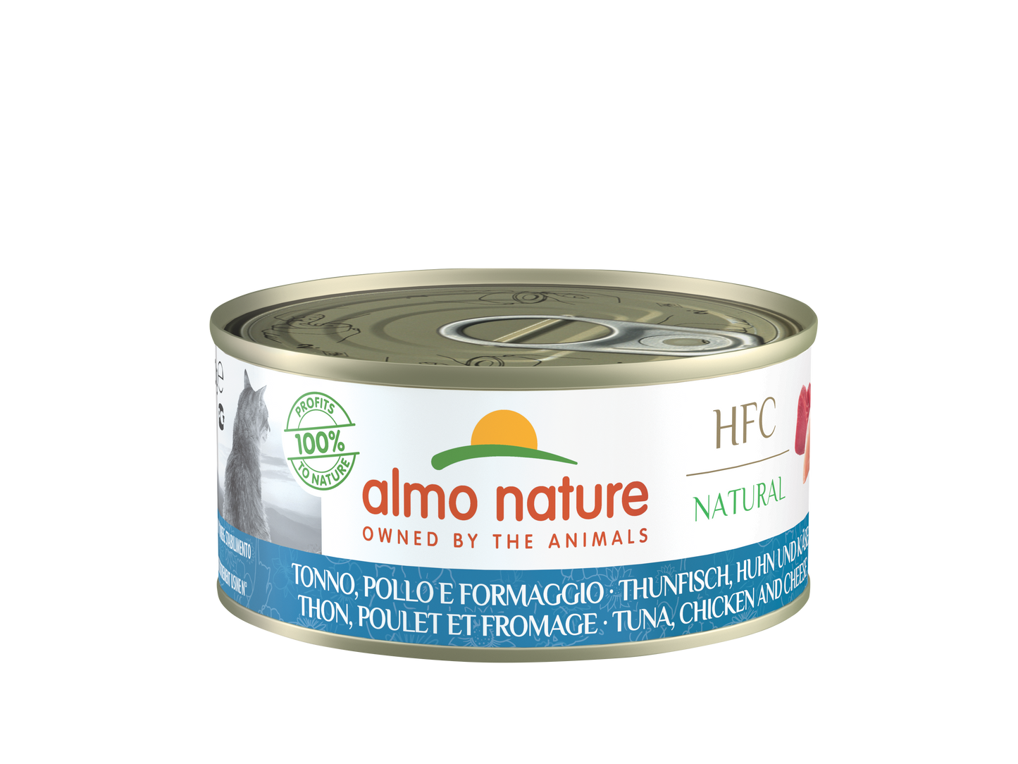 Almo Nature Cat Thunfisch+Huhn+Käse 24x150g