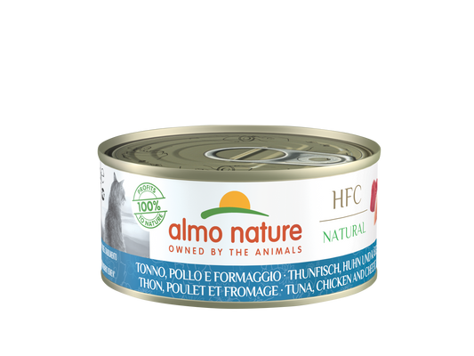 Almo Nature Cat Thunfisch+Huhn+Käse 24x150g