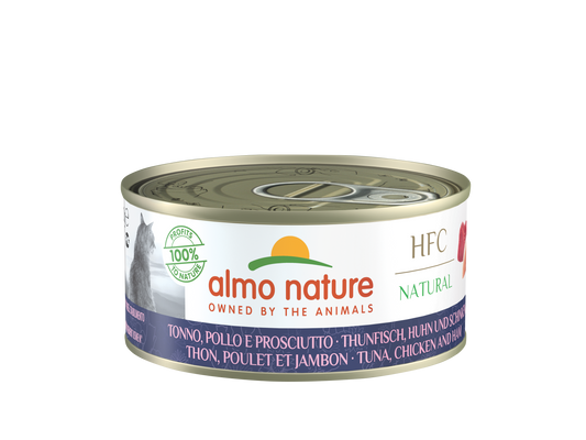 Almo Nature Cat Thunfisch+Huhn+Schinken 150g