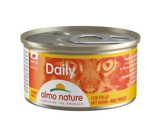 Almo Nature Cat Daily Mousse Huhn 24x85g