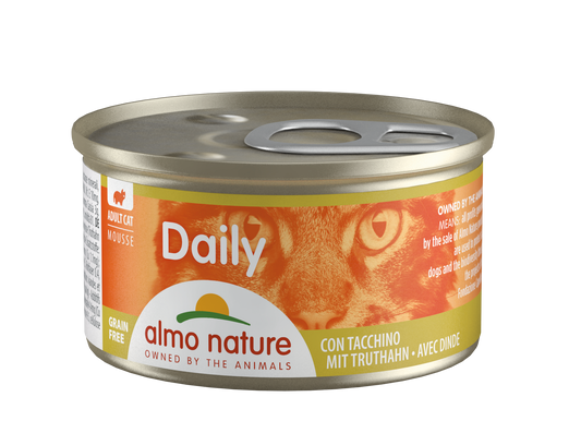 Almo Nature Cat Daily Mousse Truthahn 24x85g